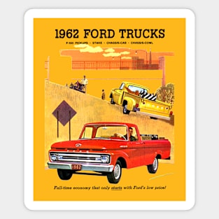 1962 FORD TRUCKS - advert Magnet